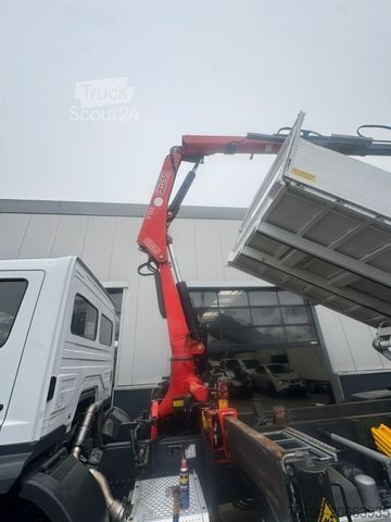 Tipper truck MERCEDES-BENZ Axor 2633 Kipper mit Kran Fassi F135
