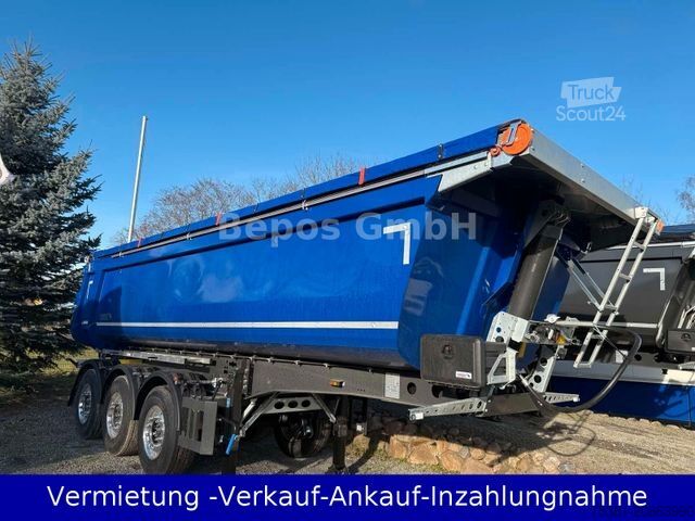 Pašizgāzēja puspiekabe SCHMITZ CARGOBULL SKI SL 7.2 E-Verdeck--Hardox-Stahl-25m³-Alcoa