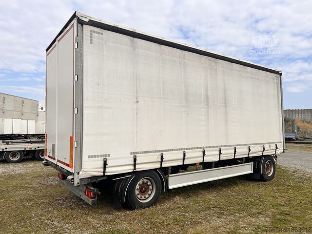 Anhänger mit Pritsche & Plane Fliegl ZPS180  2 Achs Jumbo- Planen, Mega, durchladbar