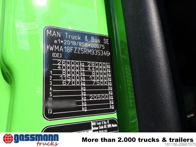 Kroklastbil MAN TGS 26.520 6x2-2 BL, Liftachse