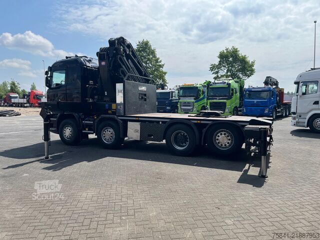 Kranwagen Scania R490 R 490 8x2 Euro 6 HMF 8520-K6 + JIB FJ2000-K6