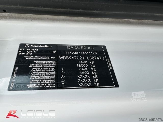 Змінне шасі MERCEDES-BENZ Atego 818*BDF*Hubschwinge*Klima*3 Sitze*