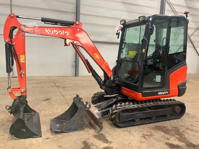 Mini-pelle Kubota KX 027-4