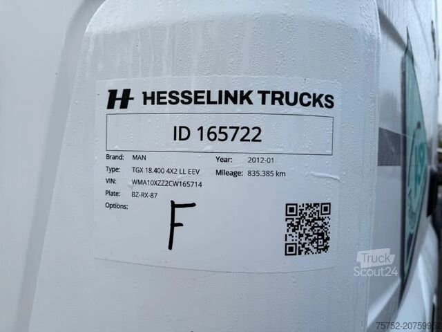 BDF sistēma MAN TGX 18.400 BDF, Hefschotel & Aanhangerkoppeling!