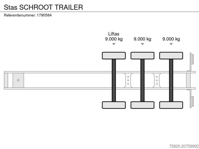Volquete Stas SCHROOT TRAILER