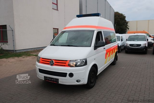 Ugunsdzēsēju automašīna VOLKSWAGEN T5 Transporter Hochdach lang/KTW/Automatik/FNA35