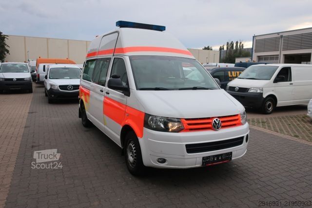Ugunsdzēsēju automašīna VOLKSWAGEN T5 Transporter Hochdach lang/KTW/Automatik/FNA35