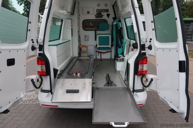 Ugunsdzēsēju automašīna VOLKSWAGEN T5 Transporter Hochdach lang/KTW/Automatik/FNA35