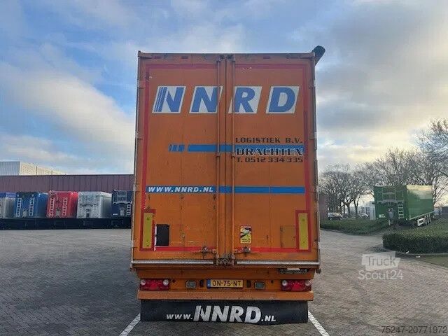 Fond mouvant Knapen Trailers K200 - 92m3 Liftachse 10mm