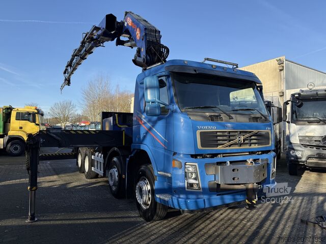 Gru montata su autocarro Volvo FM12 420 8X2 Kran PM 65026 bis 29 Meter