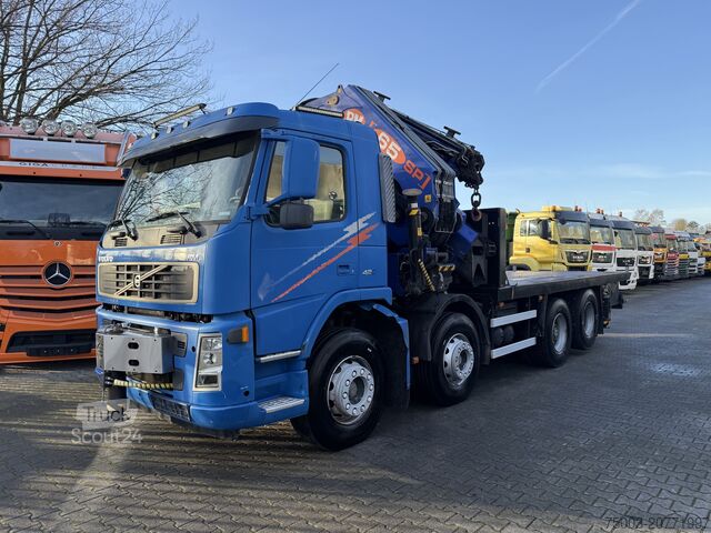 Vrachtauto met open laadbak Volvo FM12 420 8X2 Kran PM 65026 bis 29 Meter