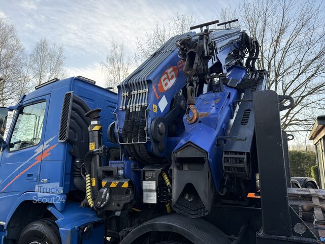 Vrachtauto met open laadbak Volvo FM12 420 8X2 Kran PM 65026 bis 29 Meter