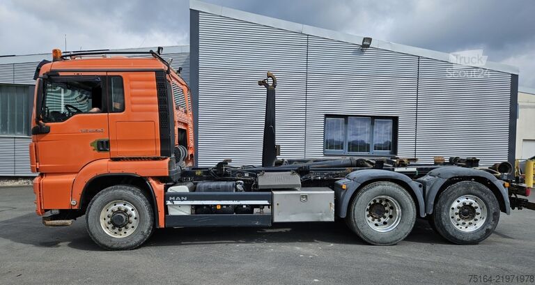 Abrollkipper MAN TGS 26.480 6x4 H-2 BL Nachlauflenkachse
