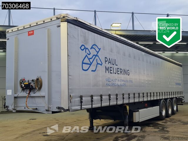 انزلاق القماش المشمع Pacton ET3 TUV 02/26 COIL 2x Lifting Axle Palletkist