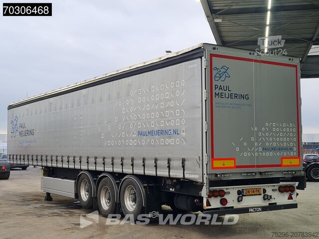انزلاق القماش المشمع Pacton ET3 TUV 02/26 COIL 2x Lifting Axle Palletkist