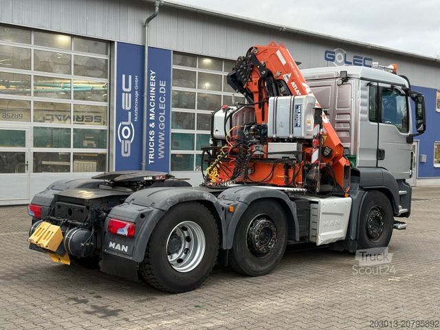 Truck mounted crane MAN TGS 26.440 Zugmaschine + Atlas Kran 5 Ausschube