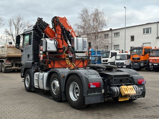 Truck mounted crane MAN TGS 26.440 Zugmaschine + Atlas Kran 5 Ausschube