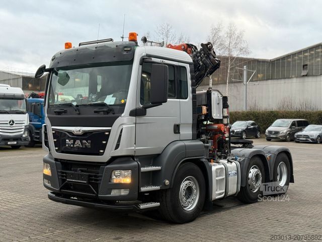 Truck mounted crane MAN TGS 26.440 Zugmaschine + Atlas Kran 5 Ausschube