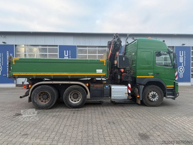 Tovorna dvigalka na tovornjaku VOLVO FMX 500 6x4 Kipper mit Kran Atlas 172.3E - A4