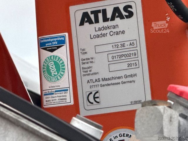 Cap tractor standard MAN TGS 26.440 Zugmaschine + Atlas Kran 5 Ausschube