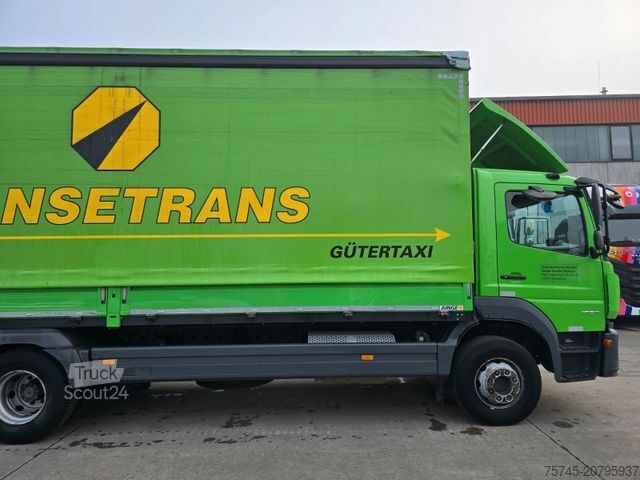 LKW mit Pritsche & Plane MERCEDES-BENZ ATEGO 1623 * ACC * 2T LBW * KLIMA * WENIG KM *