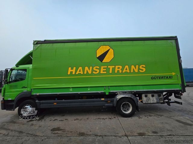 LKW mit Pritsche & Plane MERCEDES-BENZ ATEGO 1623 * ACC * 2T LBW * KLIMA * WENIG KM *