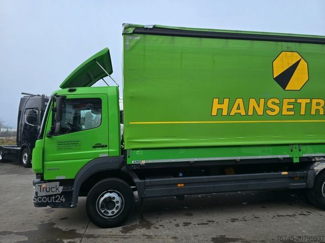 LKW mit Pritsche & Plane MERCEDES-BENZ ATEGO 1623 * ACC * 2T LBW * KLIMA * WENIG KM *