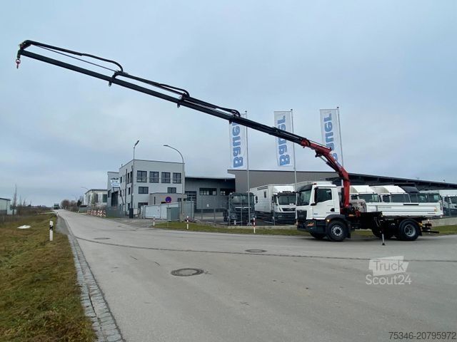 Truck mounted crane MAN TGM 18.320 /4x2/BL/Meiller/Kipper/Kran/15 m/ Neu