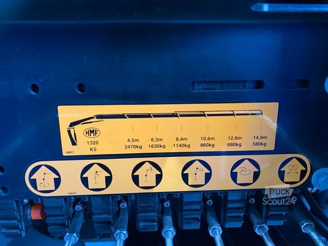 Truck mounted crane MAN TGM 18.320 /4x2/BL/Meiller/Kipper/Kran/15 m/ Neu