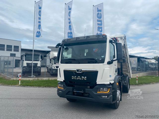 Truck mounted crane MAN TGM 18.320 /4x2/BL/Meiller/Kipper/Kran/15 m/ Neu