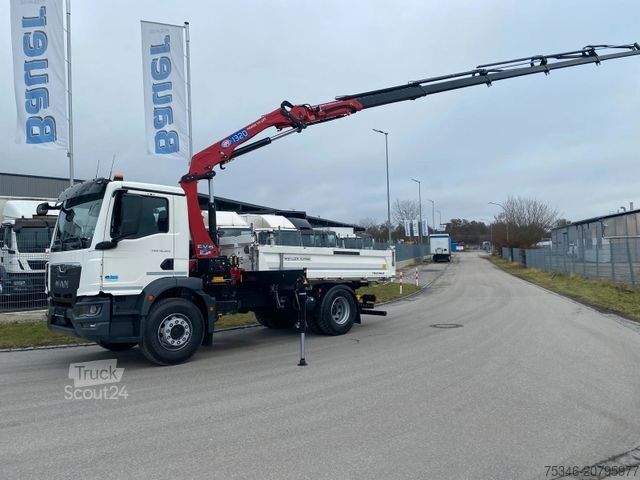 Tovornjak prekucnik MAN TGM 18.320 /4x2/BL/Meiller/Kipper/Kran/15 m/ Neu