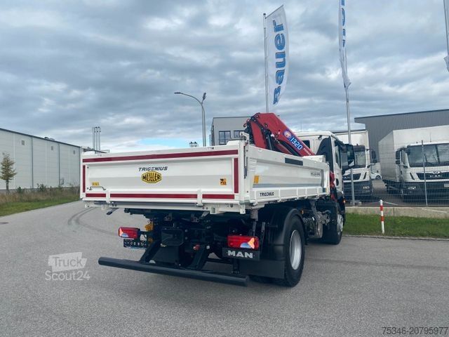 Tovornjak prekucnik MAN TGM 18.320 /4x2/BL/Meiller/Kipper/Kran/15 m/ Neu