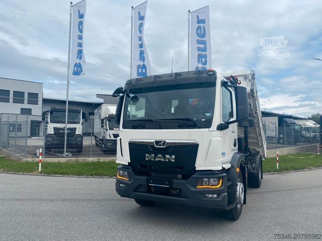 Truck mounted crane MAN TGM 18.320 /4x2/BL/Meiller/Kipper/Kran/15 m/ Neu