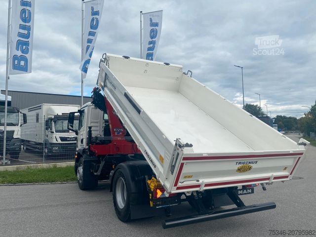 Truck mounted crane MAN TGM 18.320 /4x2/BL/Meiller/Kipper/Kran/15 m/ Neu