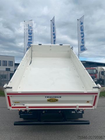 Tristrani prekucnik MAN TGM 18.320 /4x2/BL/Meiller/Kipper/Kran/15 m/ Neu