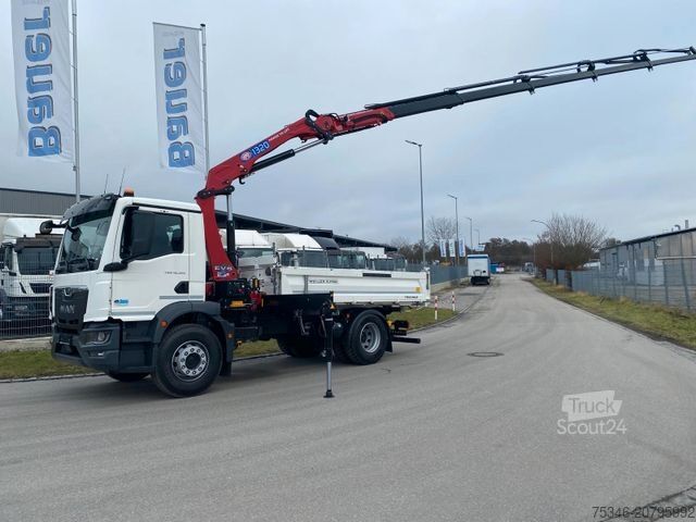 Tovornjak prekucnik MAN TGM 18.320 /4x2/BL/Meiller/Kipper/Kran/15 m/ Neu