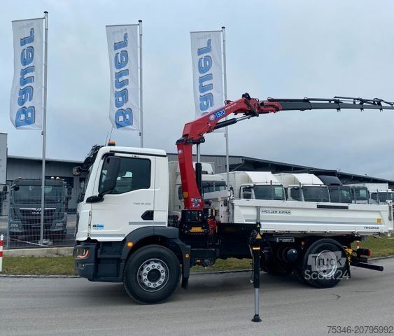 Tovornjak prekucnik MAN TGM 18.320 /4x2/BL/Meiller/Kipper/Kran/15 m/ Neu