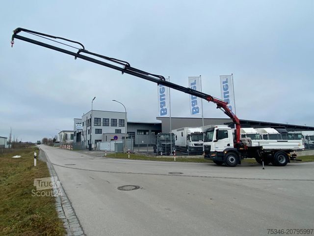 Tristrani prekucnik MAN TGM 18.320 /4x2/BL/Meiller/Kipper/Kran/15 m/ Neu