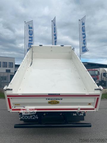 Tristrani prekucnik MAN TGM 18.320 /4x2/BL/Meiller/Kipper/Kran/15 m/ Neu