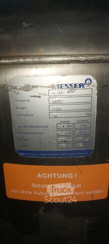 Gekoelde container Messer Griesheim Dewar Tank for Liquid Nitrogen, 200l