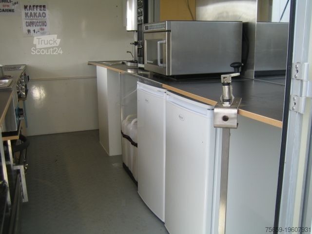 Verkaufsanhänger Fruehauf Grill Bratwurst Suppenküche Kaffee Imbiss O.Saft