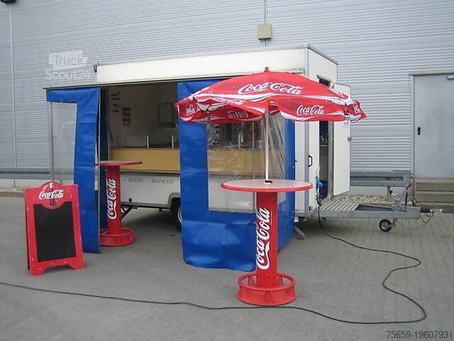 Verkaufsanhänger Fruehauf Grill Bratwurst Suppenküche Kaffee Imbiss O.Saft