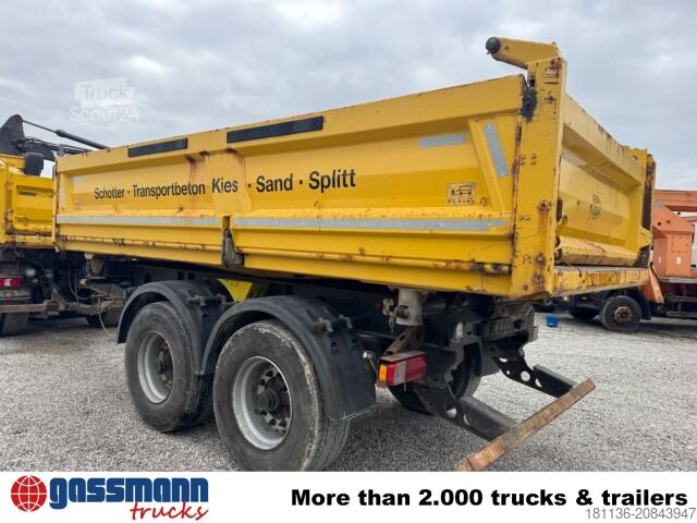 Three-way tipper trailer Meiller MZDA 18/23 B, Bordmatik, Stahlbordwände, ca.