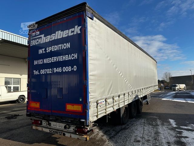 Félpótkocsi SCHMITZ CARGOBULL 3Achs Mega Vario Liftachse SAF Hubdach verzinkt