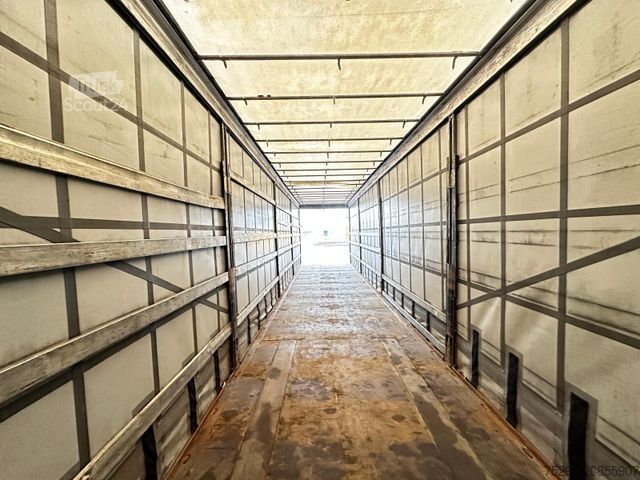 Félpótkocsi SCHMITZ CARGOBULL 3Achs Mega Vario Liftachse SAF Hubdach verzinkt