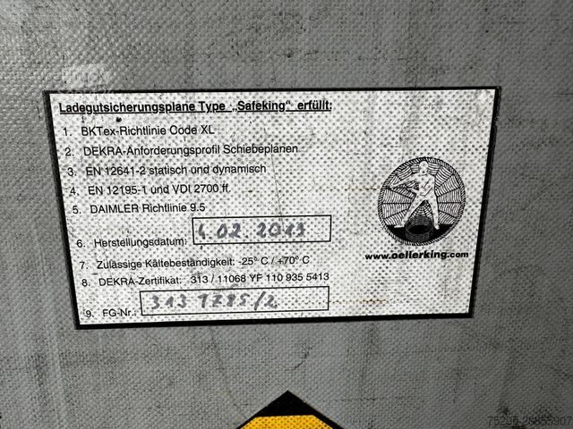 Félpótkocsi SCHMITZ CARGOBULL 3Achs Mega Vario Liftachse SAF Hubdach verzinkt