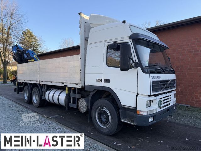 Truck mounted crane VOLVO FM12 380 PK 27000D 24,5m 5+6 Deutscher LKW