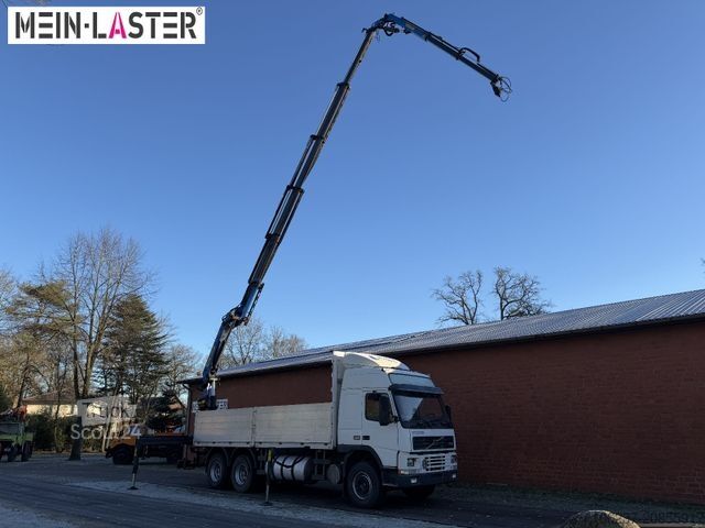 Truck mounted crane VOLVO FM12 380 PK 27000D 24,5m 5+6 Deutscher LKW