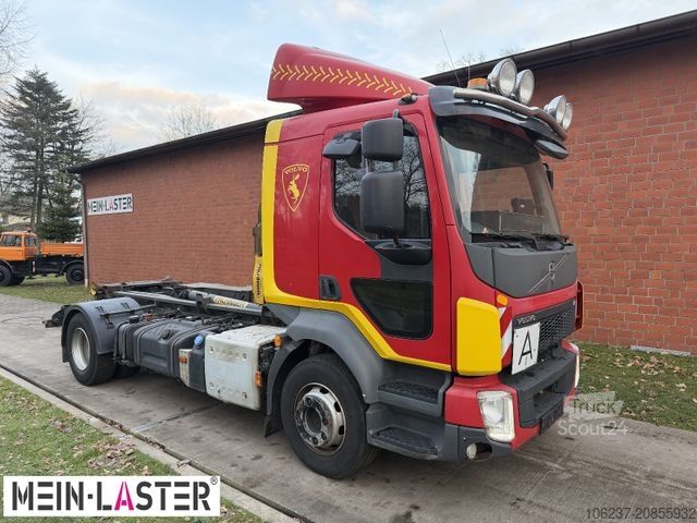 Roll-off tipper truck VOLVO FL 250 Palfinger T10Duo City + StandardContainer
