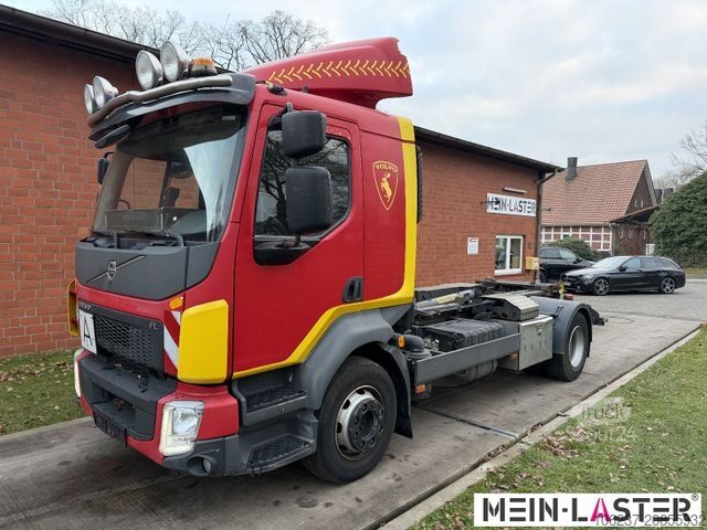Roll-off tipper truck VOLVO FL 250 Palfinger T10Duo City + StandardContainer